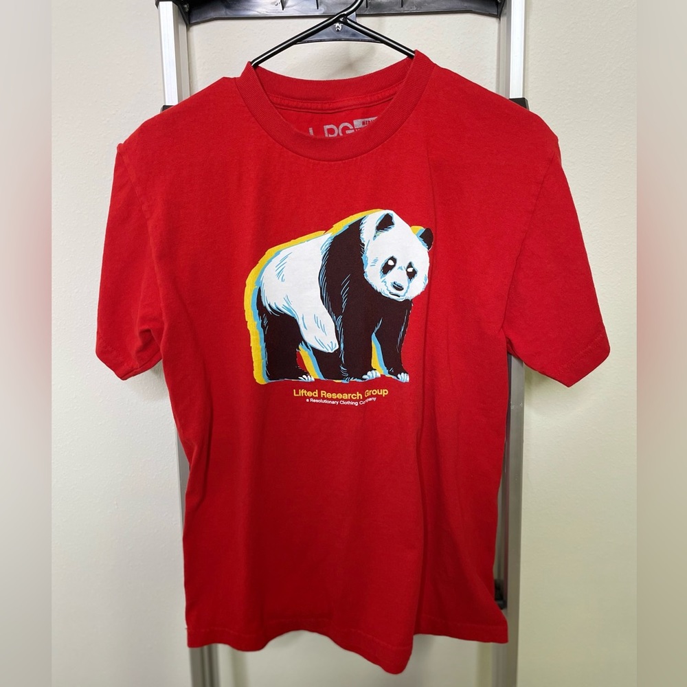 Lifted Research Group - excellent condition - LRG panda shirt - size med